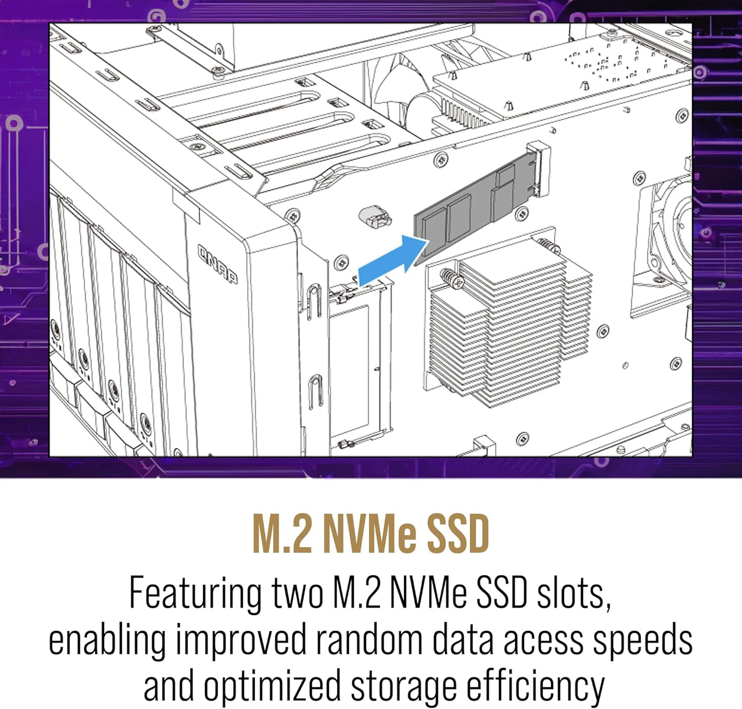 QNAP TS-673A-SW5T 6-Bay NAS AMD Ryzen 2.5GbE Switch