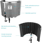 Neewer 40087498 Microphone Isolation Shield - Vocal Booth