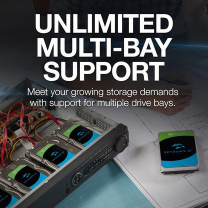 Seagate ST10000VEZ01/001 Skyhawk AI 10TB Surveillance HDD