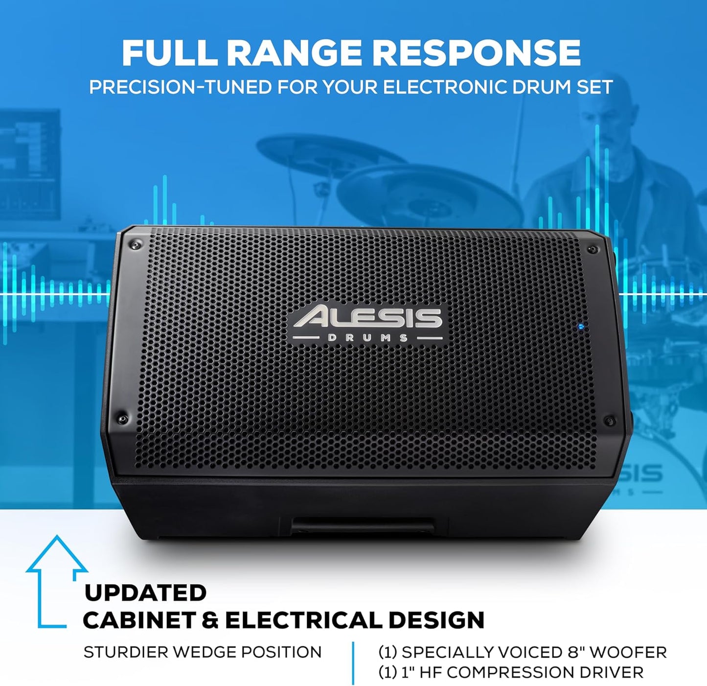 Alesis STRIKEAMP8MK2XEUK 2000W Electronic Drum Amplifier