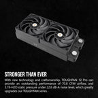 Thermaltake CL-F160-PL14BL-A TOUGHFAN 14 Pro - 140mm PWM Cooling Fan (2 Pack)