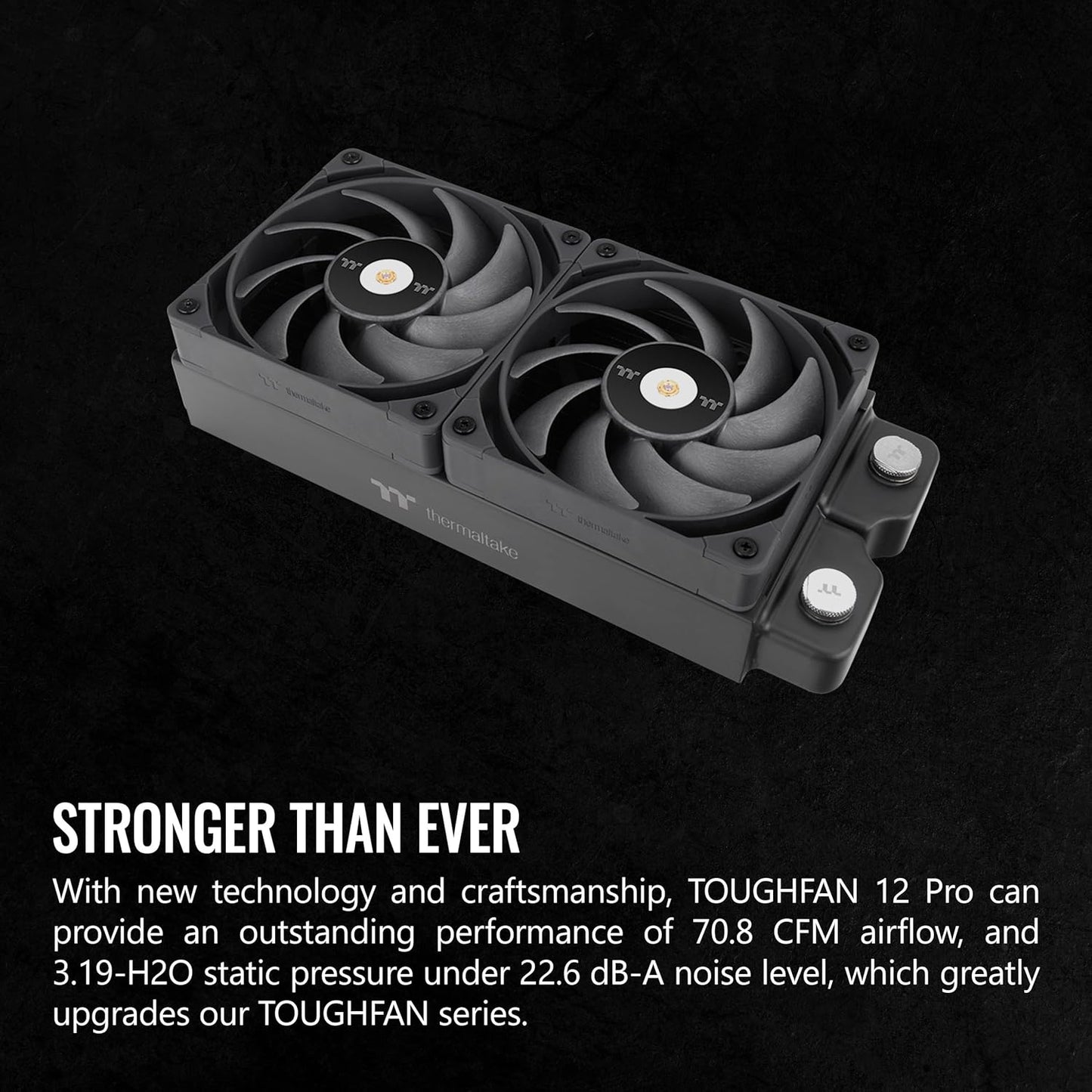 Thermaltake CL-F160-PL14BL-A TOUGHFAN 14 Pro - 140mm PWM Cooling Fan (2 Pack)