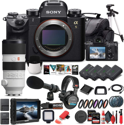 Sony ILCE9M2/B Alpha a9 II Kit - 70-200mm Lens, 4K Monitor (Renewed)