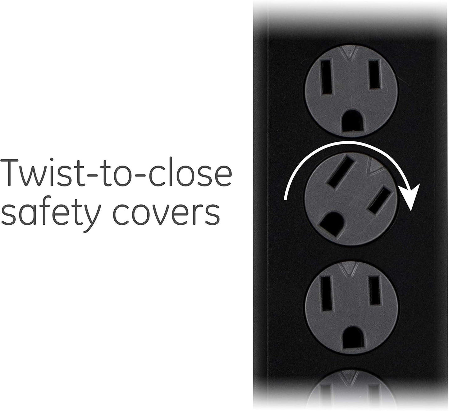 GE 47224 6-Outlet Surge Protector 3ft Cord