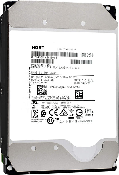 Western Digital HGST He10 10TB SATA HDD (Renewed)