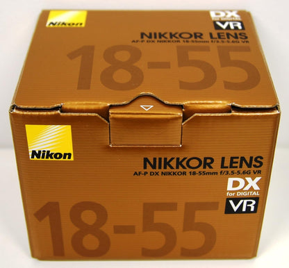 Nikon 18-55mm f/3.5-5.6G VR AF-P DX Zoom Lens