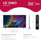 LG 86QNED80TUC: 86-Inch QNED80 Series 4K Smart TV (2024)