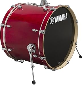 Yamaha SBB-2217CR Stage Custom Birch Bass Drum Cranberry Red — main product image
