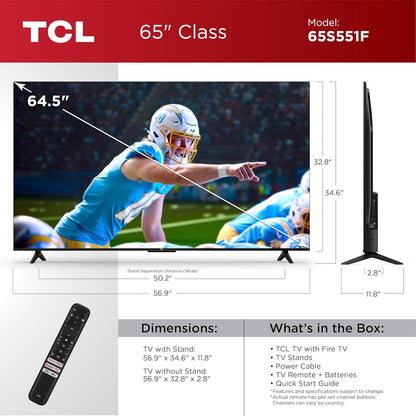 TCL 65S551F 65-Inch 4K Fire TV
