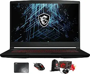 MSI Thin GF63 12HW i5-12450H RTX Gaming Laptop Bundle