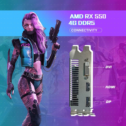 Dell OptiPlex Tower RGB Gaming PC RX 550 Renewed