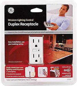 GE 12721 Z-Wave Smart Duplex Receptacle