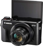 Canon G7X Mark II Camera Bundle 64GB Card (Renewed)