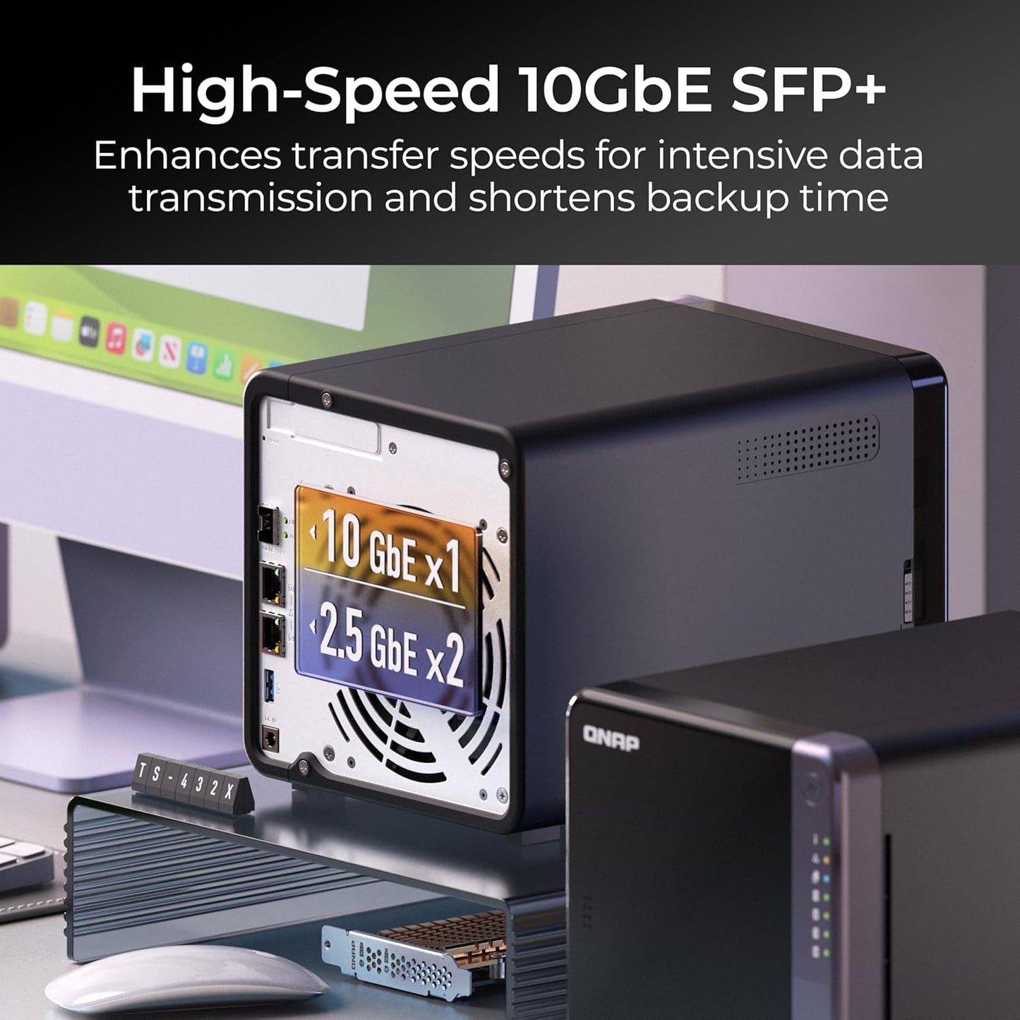 QNAP TS-432X 4-Bay 10GbE NAS - Diskless