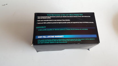 Sony 50MFD-2HD 3.5" IBM Formatted Floppy Disks 50-Pack