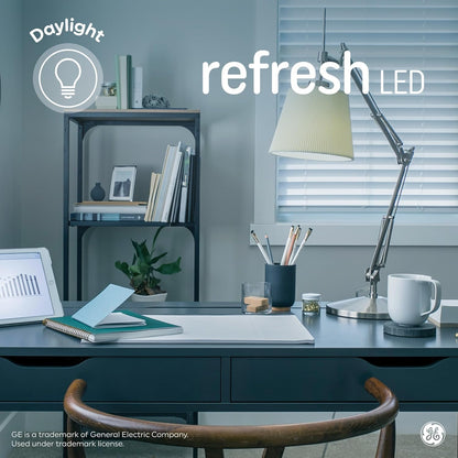 GE 43245 Refresh 60W Daylight LED Light Bulbs 4-Pack