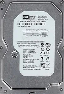 Western Digital WD3200AAKS-00B3A0 320GB SATA Hard Drive