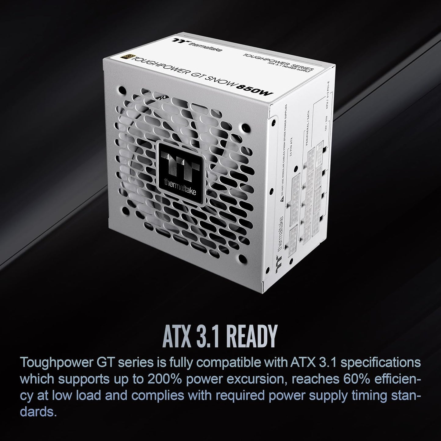Thermaltake TPD-850AH2FXG-3 850W Snow White ATX 3.1 Power Supply