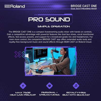 Roland BRC-ONE BRIDGE CAST Streaming Audio Mixer