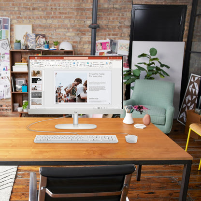 HP 24-cr0220 24" Touchscreen All-in-One Desktop Ryzen 3