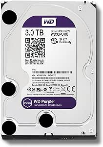 Western Digital WD30PURX Purple 3TB Surveillance HDD — main product image