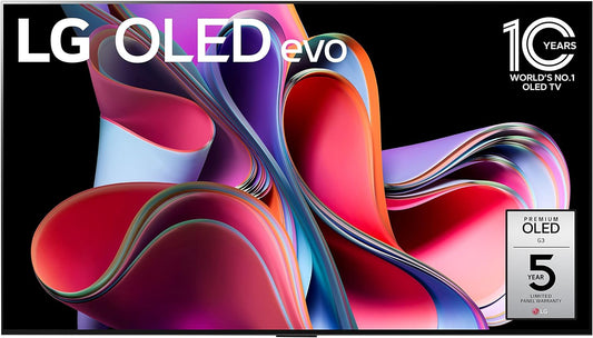 LG CRT2LGOLED77G3PUA 77" OLED evo 4K Smart TV Renewed