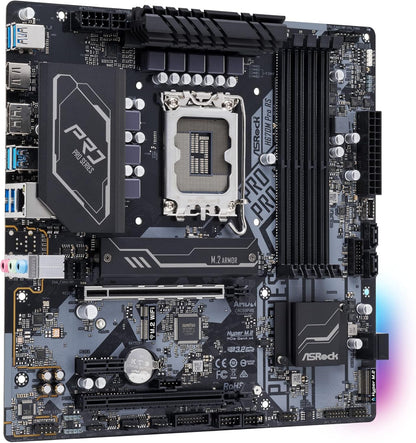 ASRock 90-MXBHK0-A0UAYZ H670M PRO RS LGA1700 Motherboard