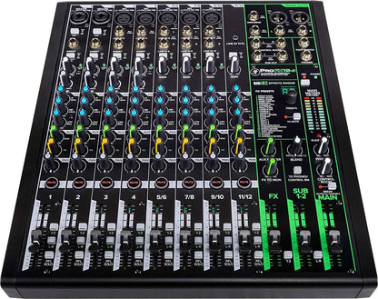 Mackie PROFX12V3 Audio Mixer with Headphone and XLR Cables