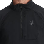 Spyder 38A481411 Men's Gridweb Half Zip Fleece Jacket