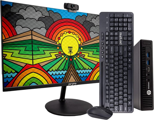 HP 800G2 EliteDesk Micro Desktop i5 8GB 240GB SSD Renewed