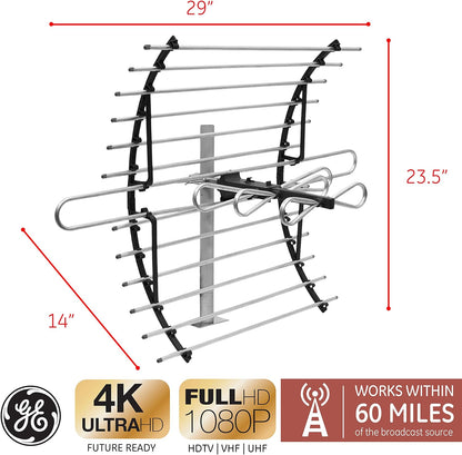 GE Attic Mount Digital TV Antenna Long Range