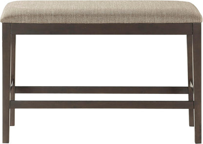 Lexicon 194840177548 Baronscourt Counter Height Bench Brown