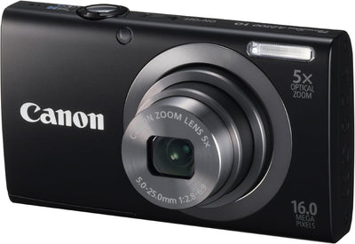 Canon A2300 PowerShot 16MP Camera - Black (Renewed)