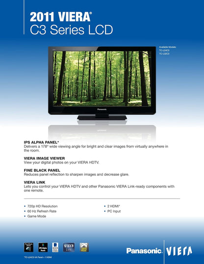 Panasonic TC-L32C3 32-Inch 720p LCD HDTV VIERA