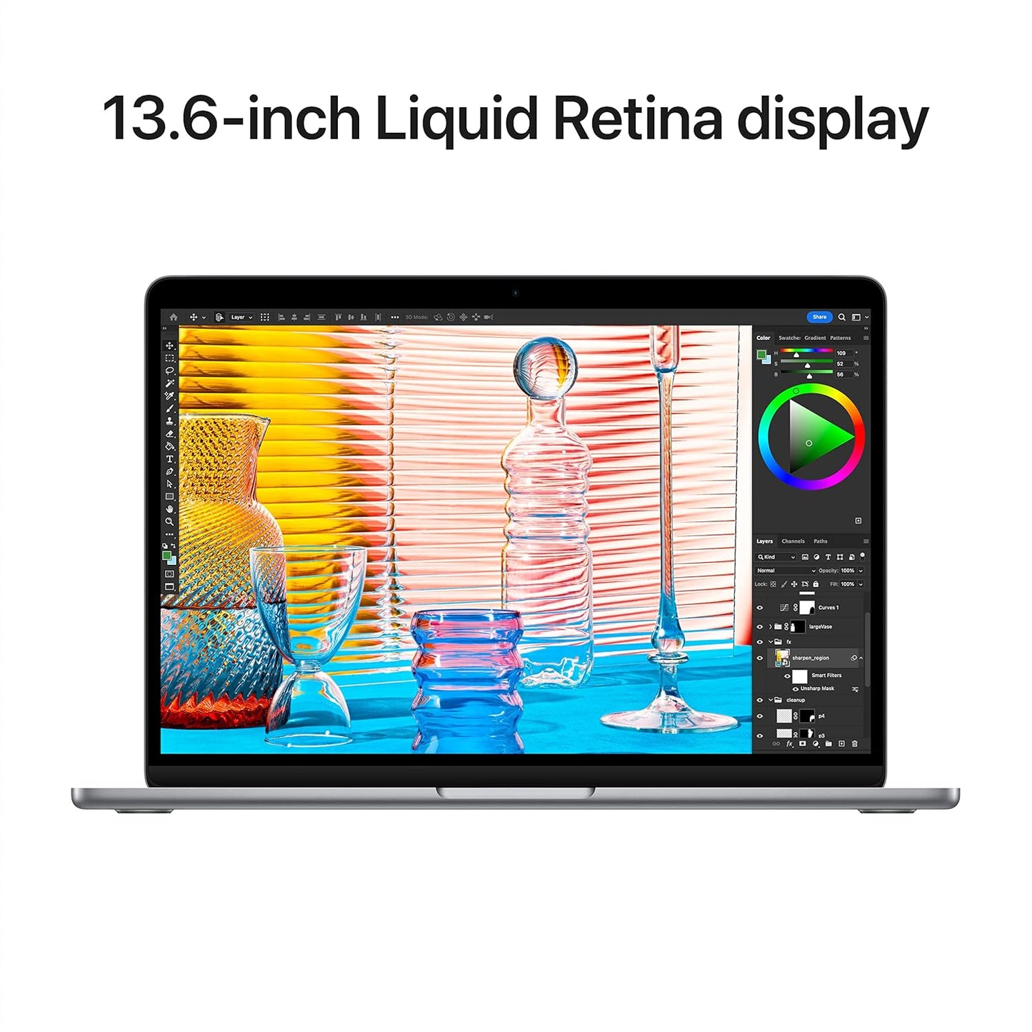 Apple MLXW3LL/A 2022 MacBook Air M2 Space Gray (Renewed)