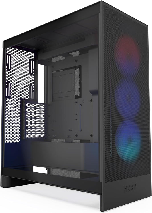 NZXT H7 Flow RGB 2024 - Mid-Tower ATX Airflow Case - Black