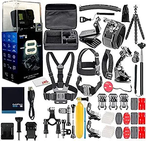 GoPro CHDHX-801 HERO8 Black 4K Action Camera Bundle (Renewed)