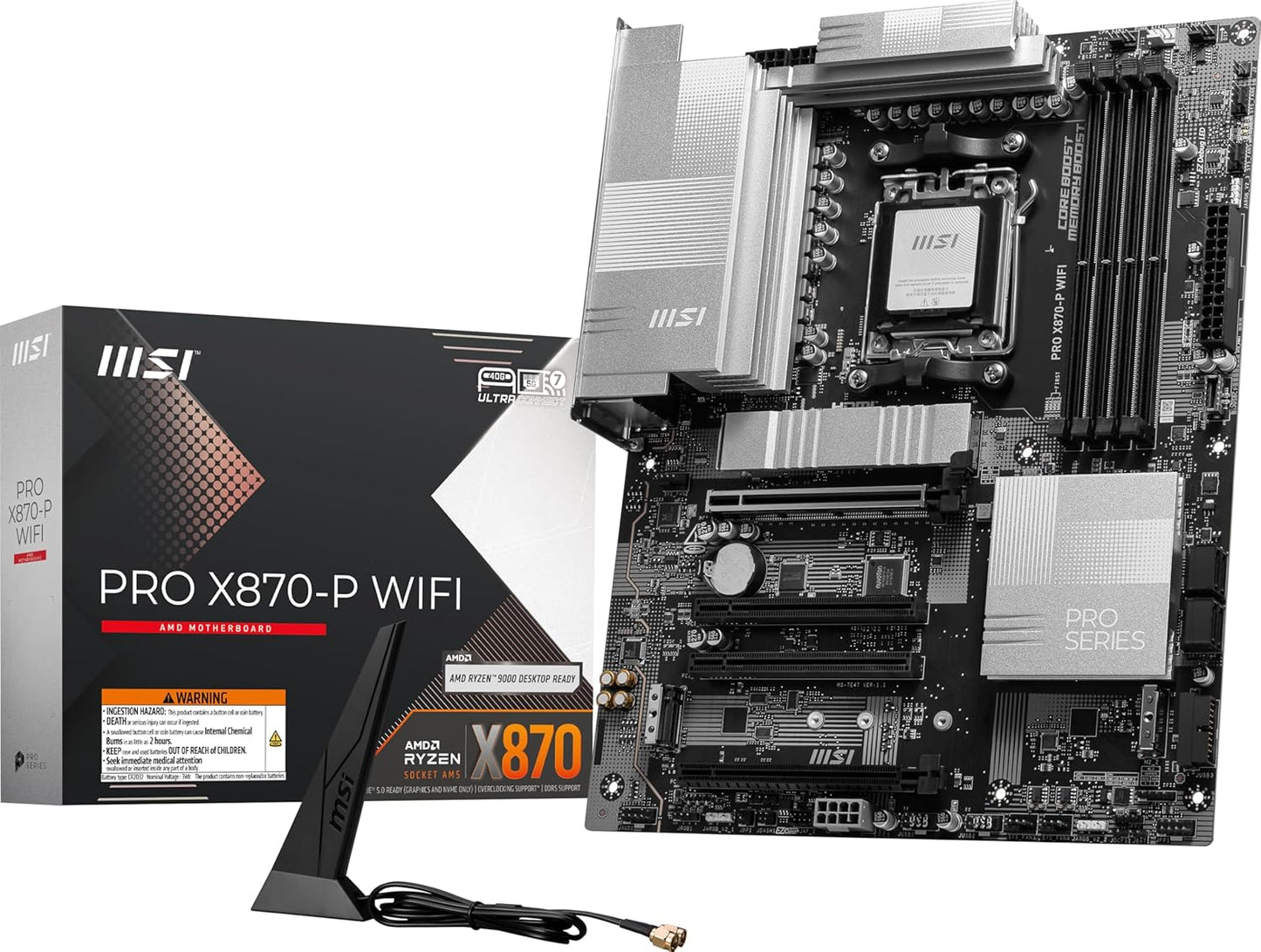 MSI PRO X870-P WiFi ProSeries AMD Motherboard
