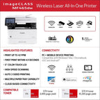 Canon 5951C005 imageCLASS MF465dw Wireless Laser Printer