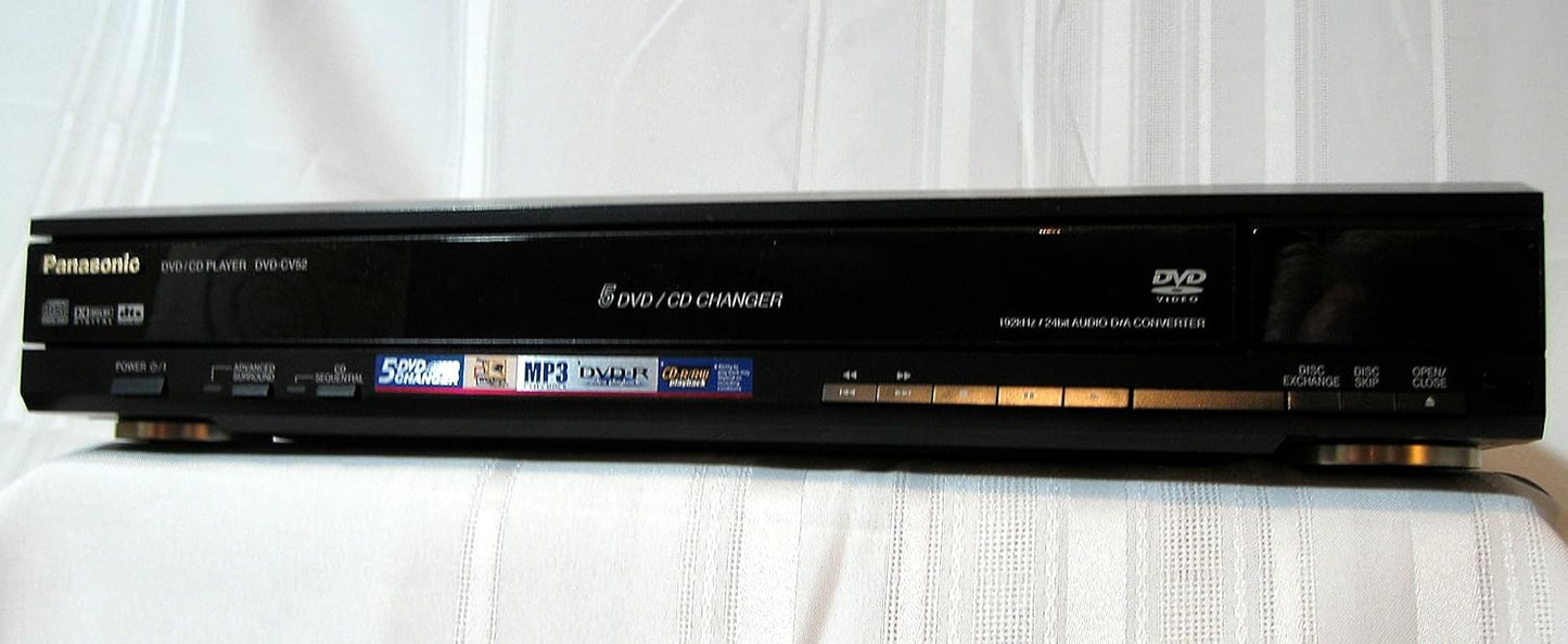 Panasonic DVD-CV52 5-Disc DVD/CD Player Changer
