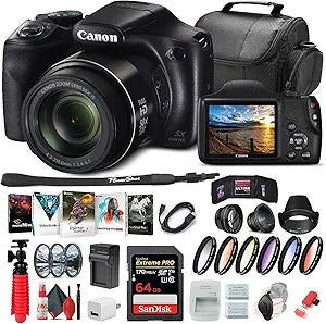 Canon SX540 HS Digital Camera Bundle (Renewed)