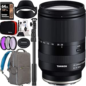 Tamron E11TM28200S 28-200mm Sony E-Mount Lens Bundle
