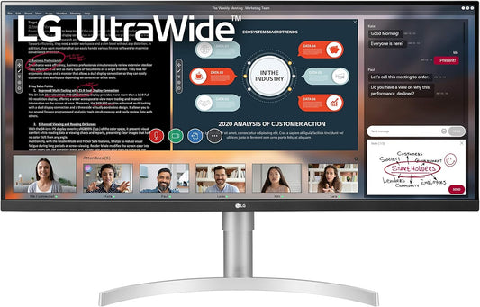 LG 34WN650-W 34-Inch UltraWide FHD IPS Monitor