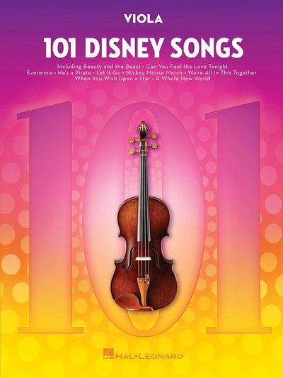 Hal Leonard 101 Disney Songs for Viola