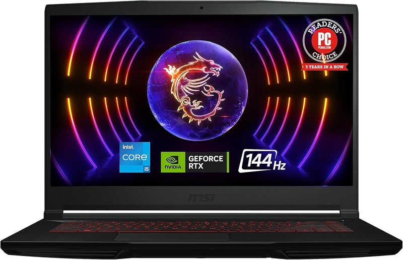 MSI THINGF6312484 Thin GF63 RTX 2050 Gaming Laptop — main product image