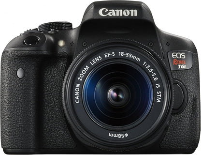 Canon 0591C003-cr EOS Rebel T6i DSLR Renewed
