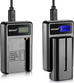 Neewer - NP-F550 Battery Charger Set - 2600mAh Batteries