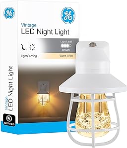 GE 55990 Vintage LED Dusk to Dawn Night Light