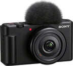 Sony E3SNZV1FB ZV-1F Vlogging Camera 4K Bundle