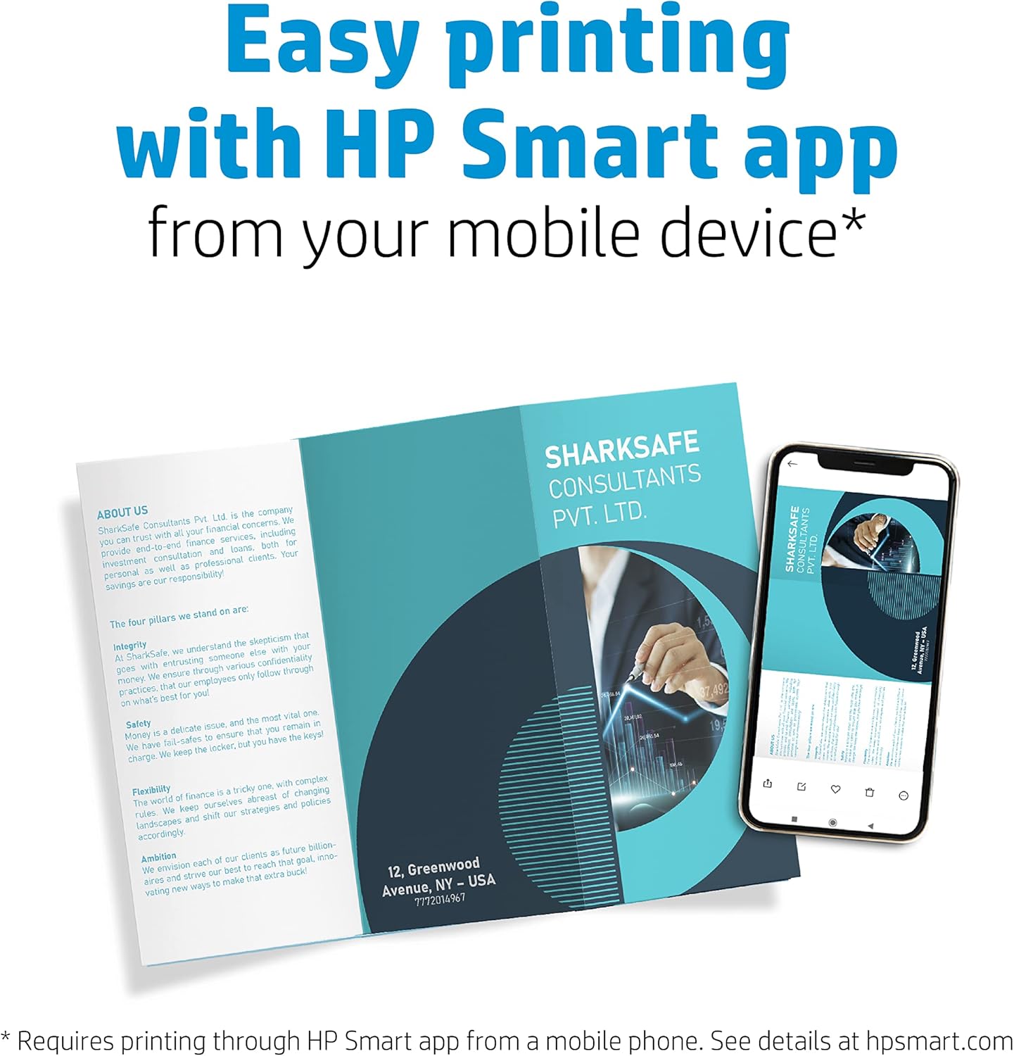 HP Q6612A Enhanced Tri-fold Business Paper, Glossy